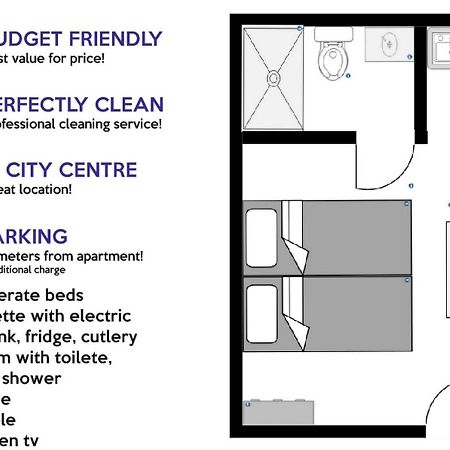 Budget Apartman LeLo Centar 3 Osijek Extérieur photo