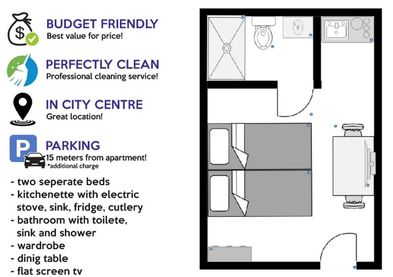 Budget Apartman LeLo Centar 3 Osijek Extérieur photo